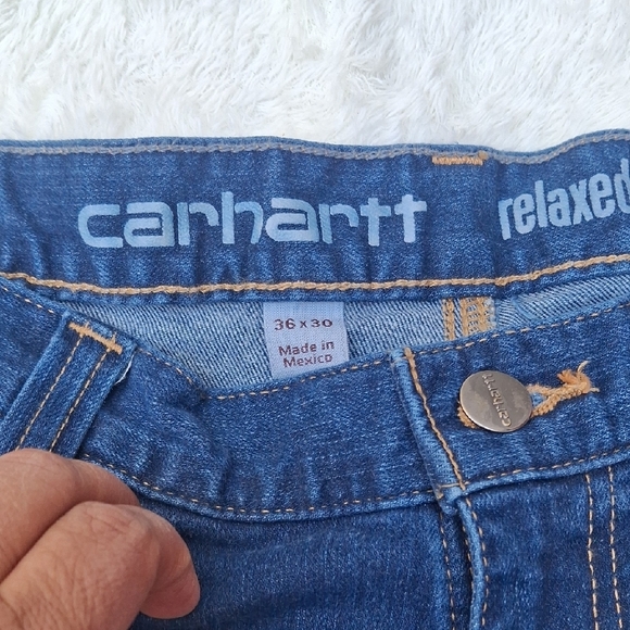 Carhartt Relaxed Fit Blue Jeans - Picture 2 of 11